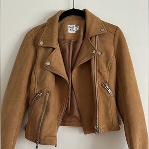 Princess Polly brown suede jacket